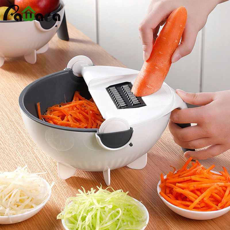 Vegetable Slicer Cutter With Drain Basket.