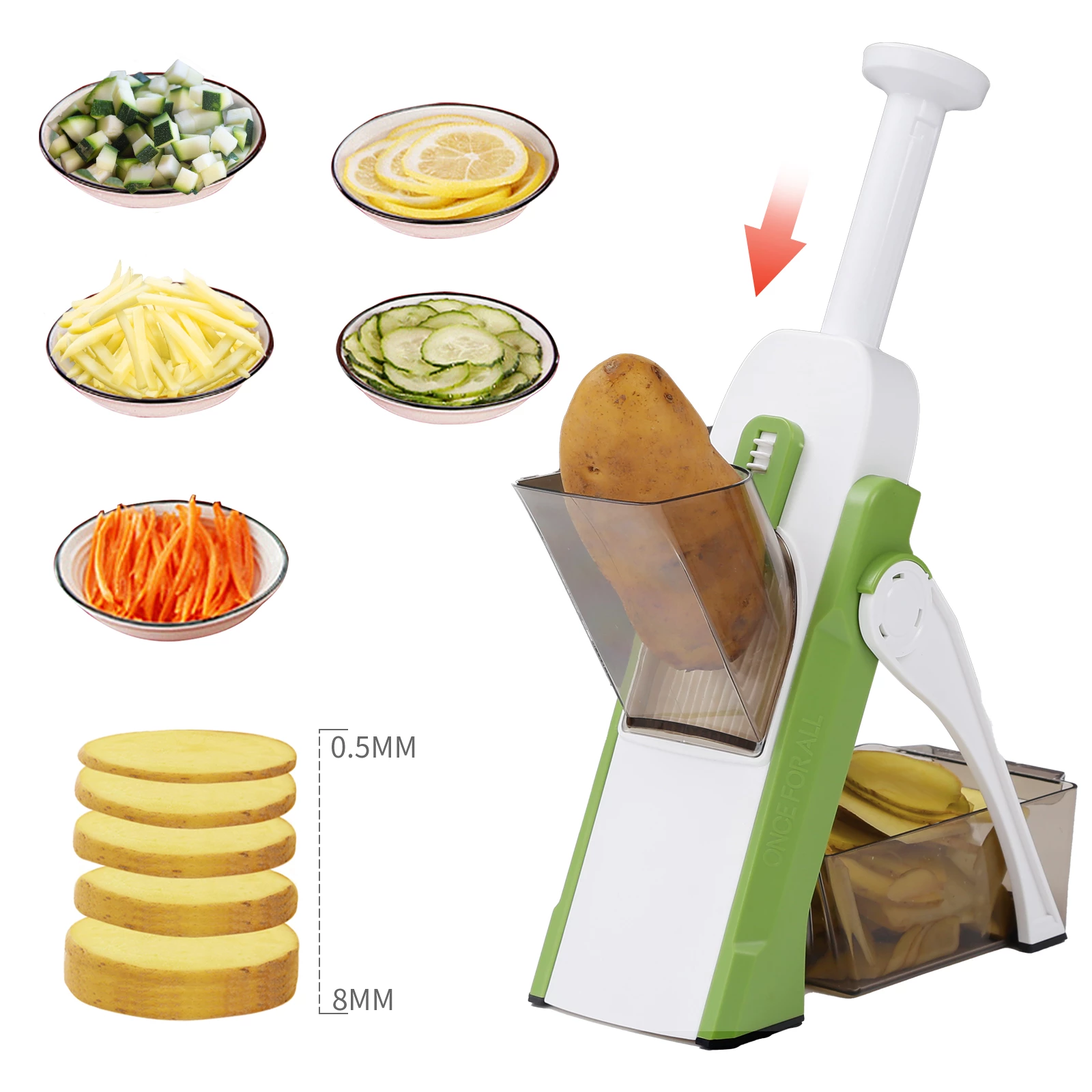 12-in-1 Kitchen Vegetable Cutter Multifunctional Potato Peeler Slicer  Vegetable Grater, High Capacity, For Home Use