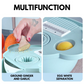 Multifunctional Rotate Vegetable Cutter and Juicer With Drain Basket